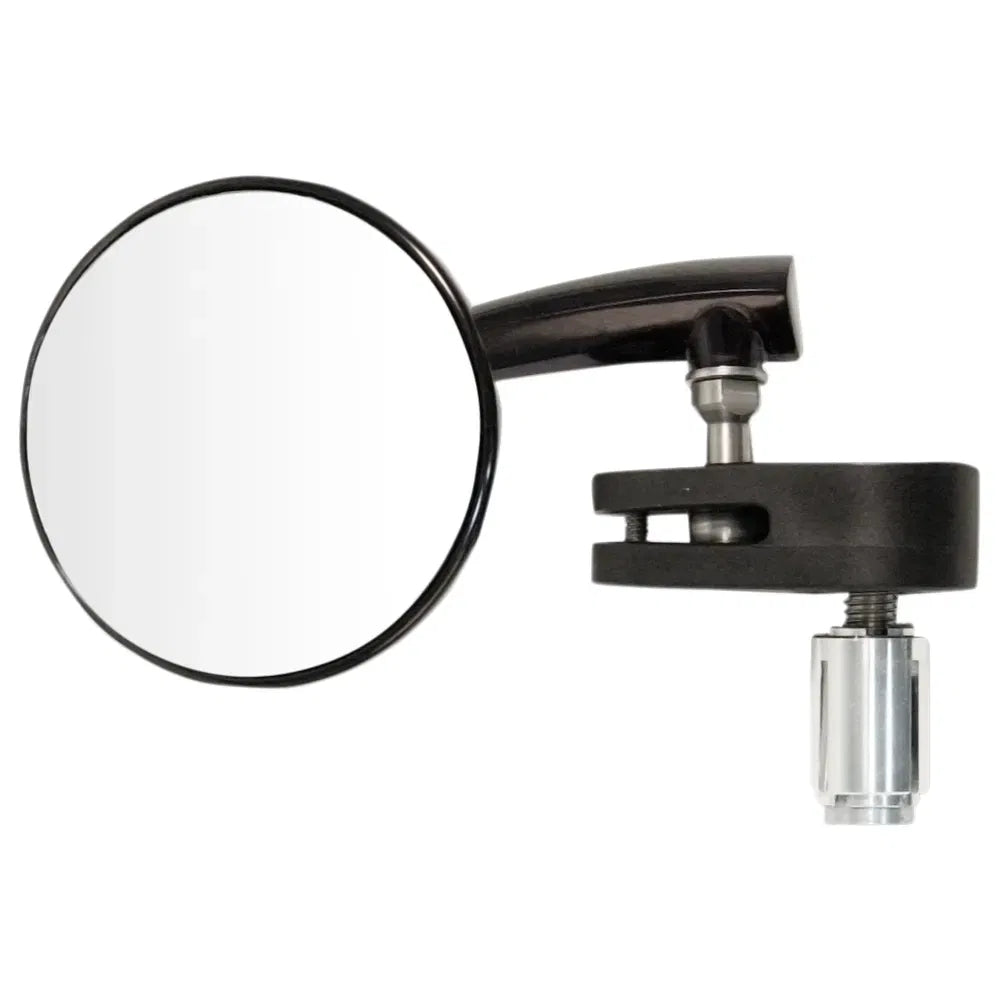 Bar End Mirror - Black - Left