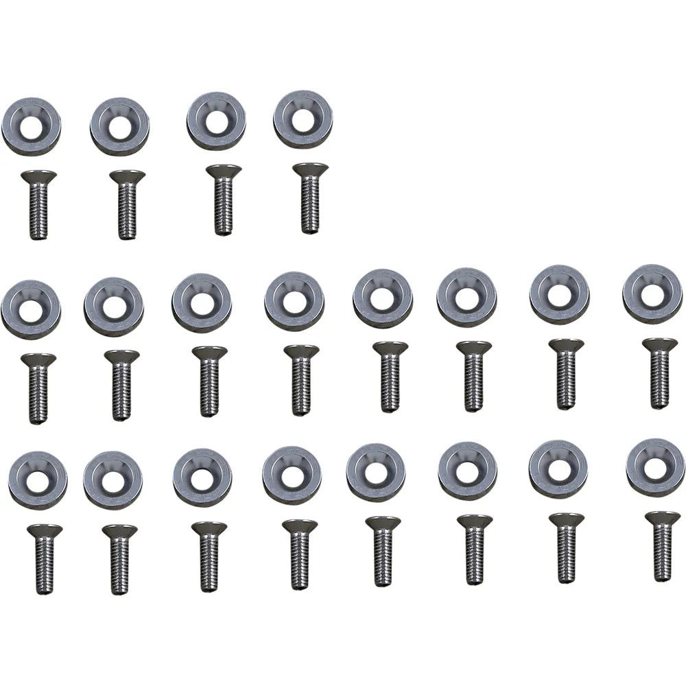Fender Washer Kit - Silver