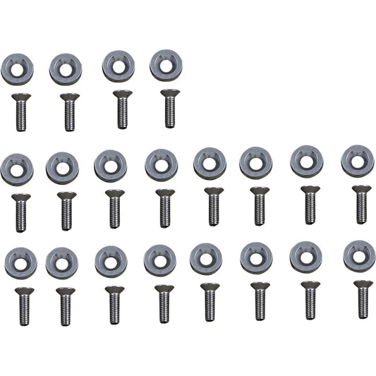 Fender Washer Kit - Silver