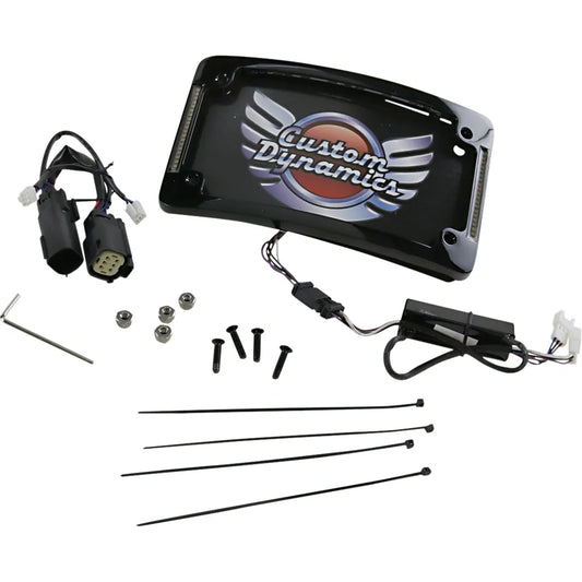 Curved License Plate Frame - Black