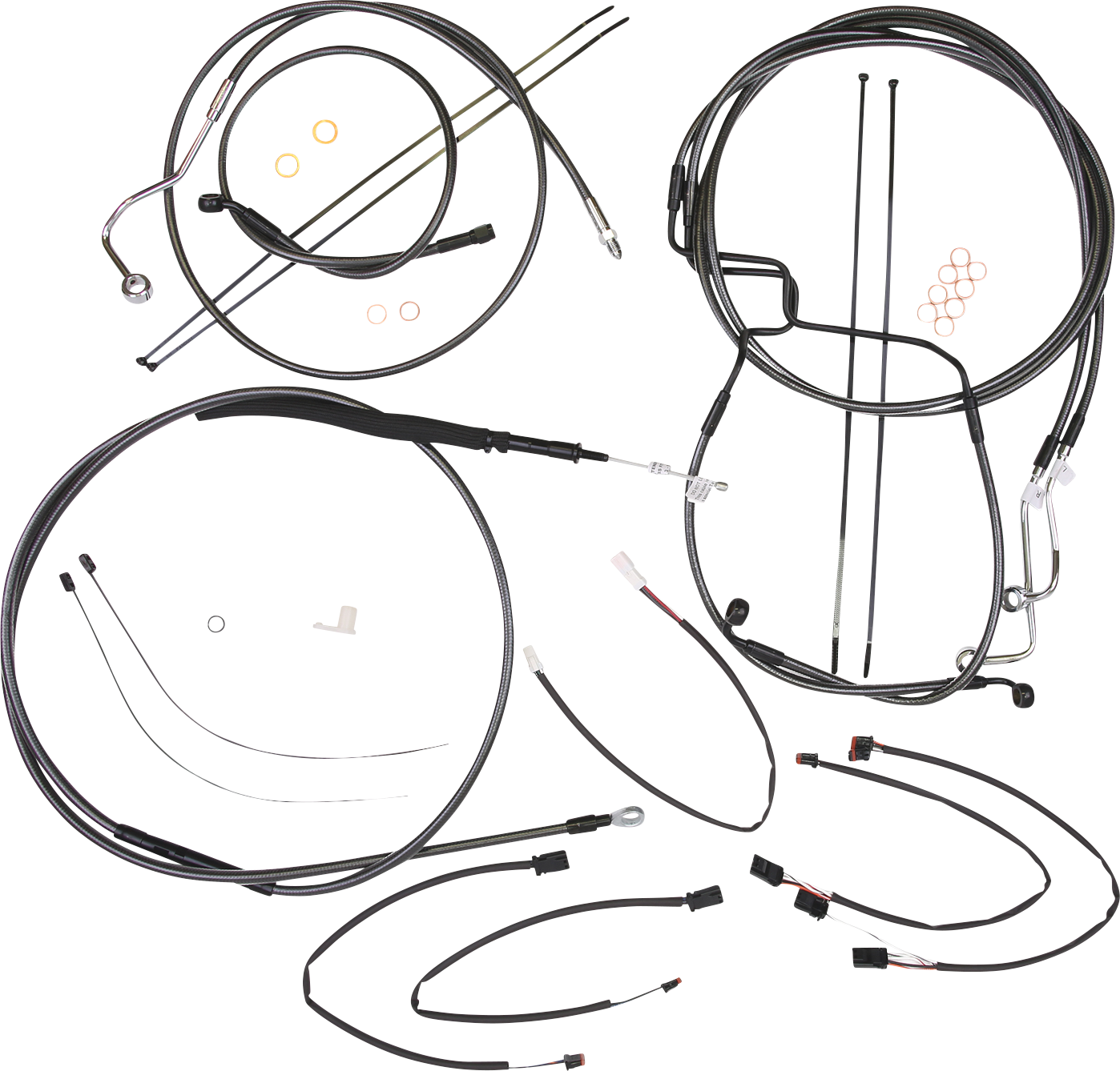 Kit de instalación de manillar de diseño Black Pearl™ - Kit de instalación de manillar de diseño Black Pearl™ - 12"-14" - FLHRXS '21-'23