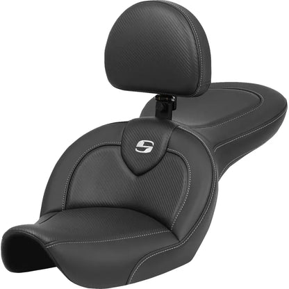 Asiento Roadsofa™ de alcance estándar - Asiento Roadsofa™ - con respaldo - Fibra de carbono - FXDWG '96-'03