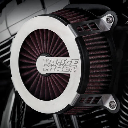 Filtro de aire Vance & Hines VO2 Cage Fighter aluminio
