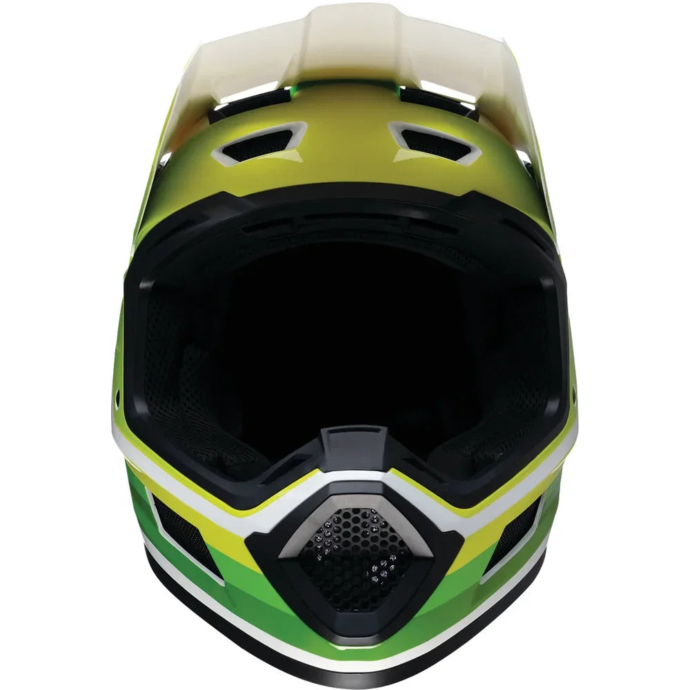 Casco dirt maxx vortex blanco/verde