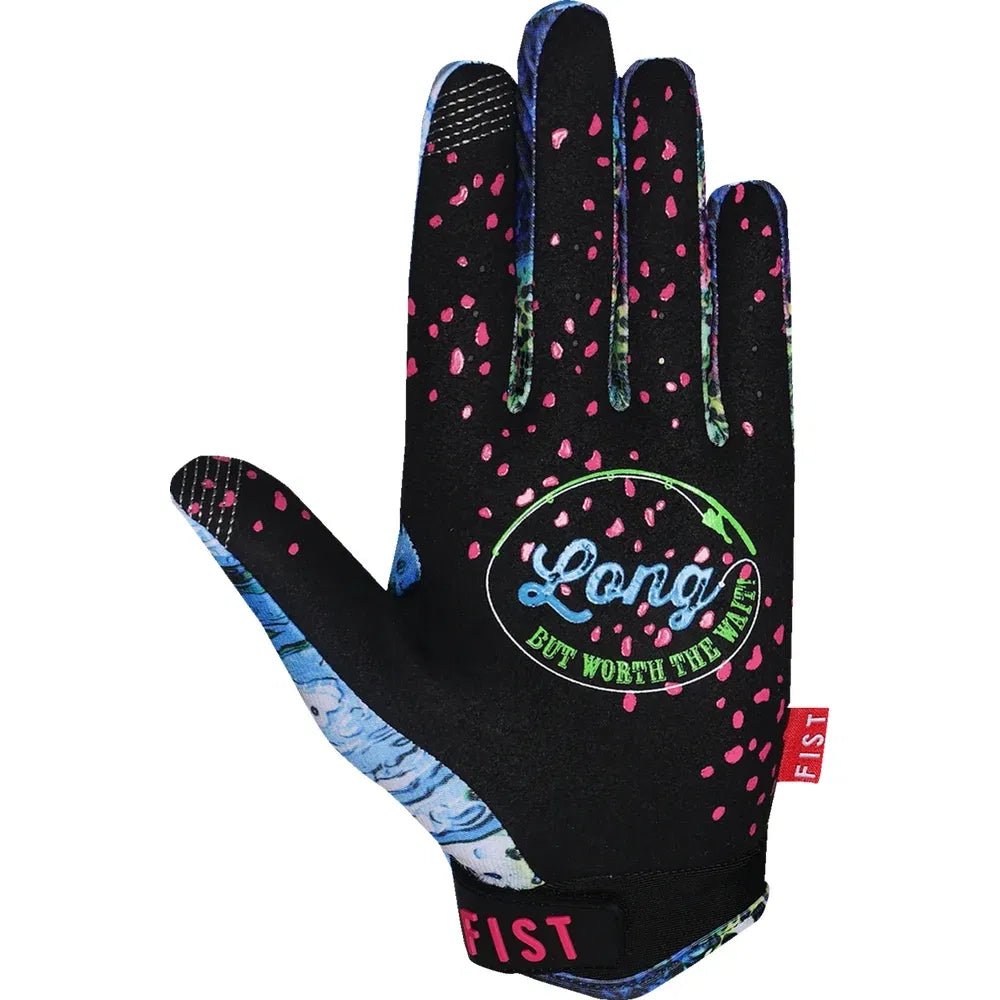 Guantes largos dylan con etiqueta roja keep it reel