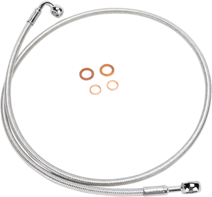 Línea de freno delantero de disco único trenzado E-Z Align - Línea de freno - 180/90° - 52" - Sterling Chromite II