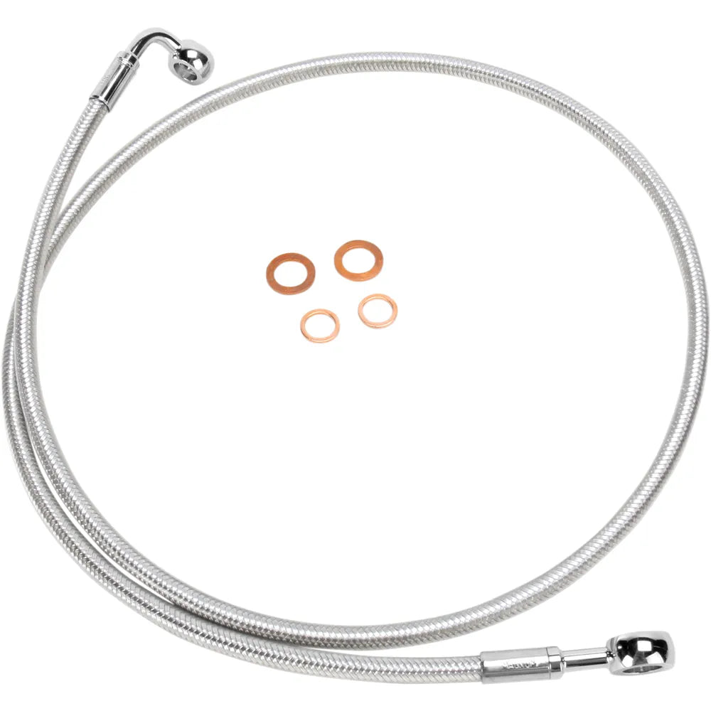 Línea de freno delantero de disco único trenzado E-Z Align - Línea de freno - 180/90° - 52" - Sterling Chromite II