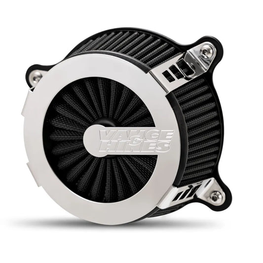 Filtro de aire Vance & Hines VO2 Cage Fighter cromo H-D BT 2008 a 2017