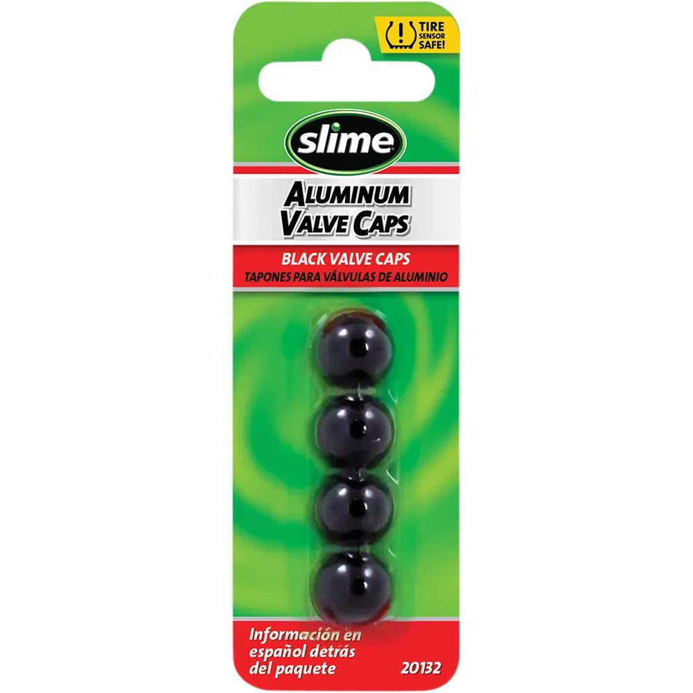 Valve Stem Caps - Black - 4 Pack