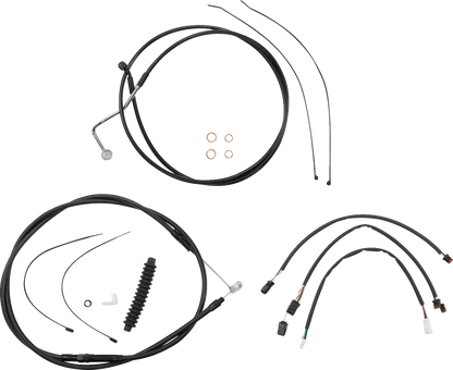 Kit de instalación de manillar XR - Kit de instalación de manillar XR - Perchas para monos de 12"-14" - FLTR '21-'23 - Negro