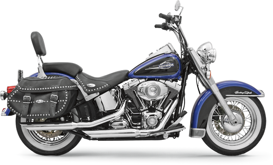 Silenciadores deslizables Firepower Series - Silenciadores de 3" - Cromado - Corte oblicuo - Softail '07-'17