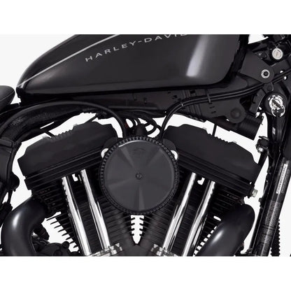 Cubierta de filtro de aire Vance & Hines Skullcap negra
