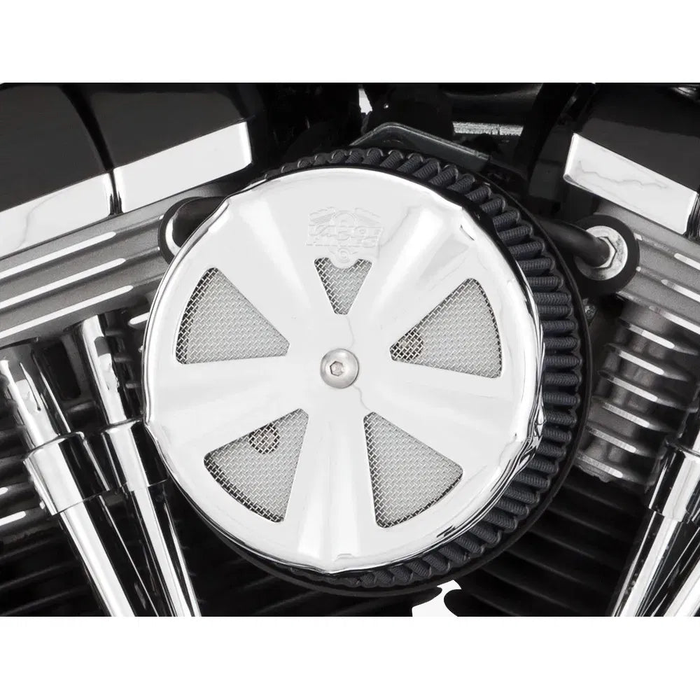 Cubierta de filtro de aire Vance & Hines Crown cromo
