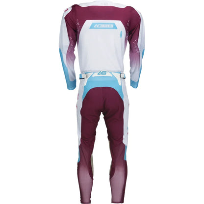 Pantalón Moose Offroad Alpha One US 30 Slim White/Purple