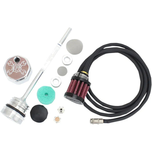 Vented Dipstick - Polished - Touring