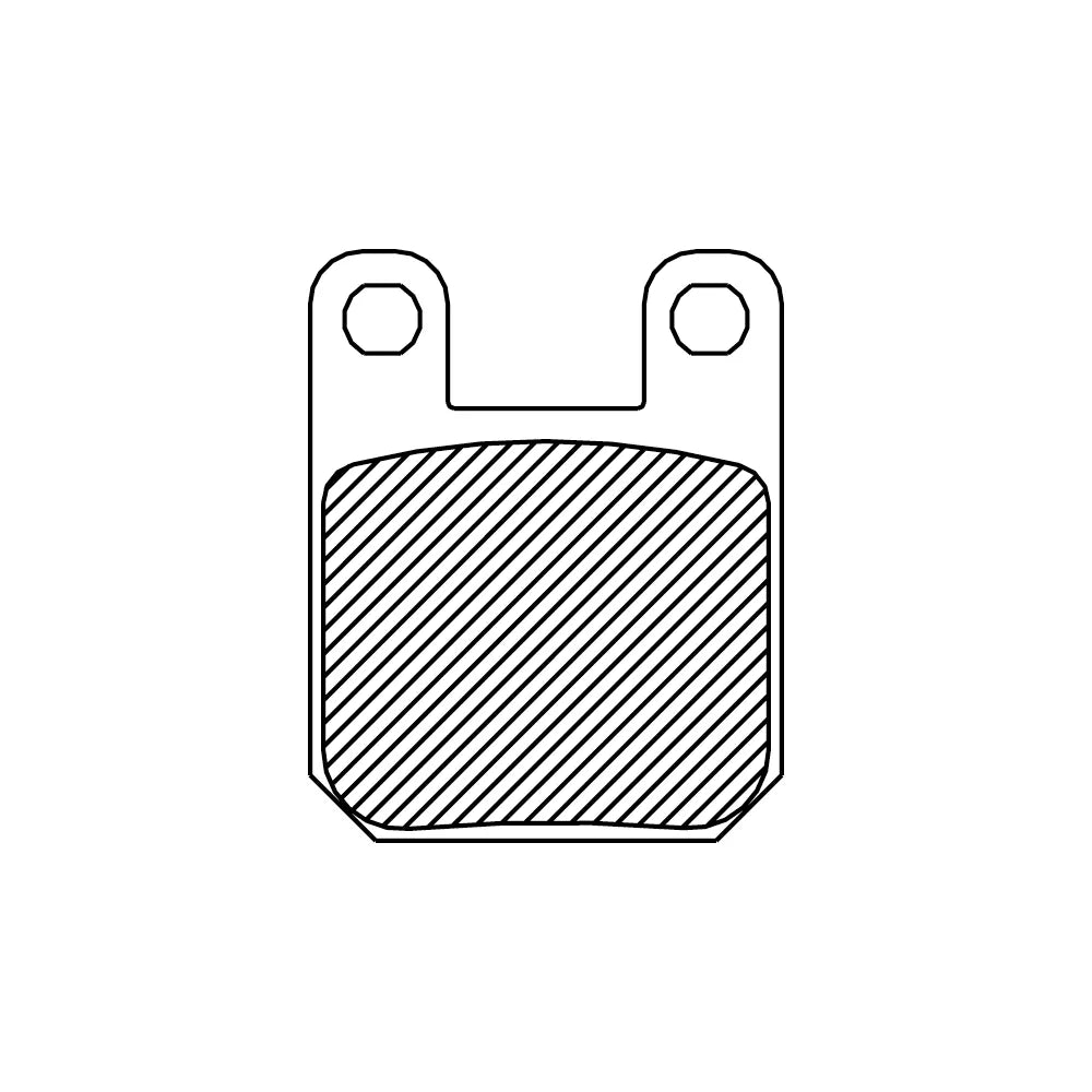 Organic Brake Pads - "F" Caliper