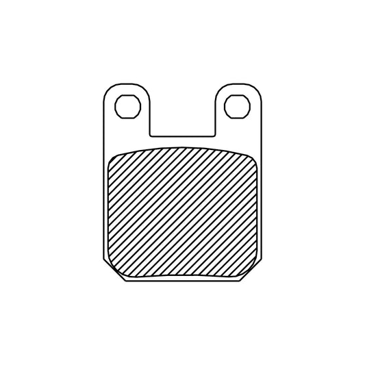 Organic Brake Pads - "F" Caliper