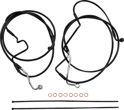 Kit de instalación de manillar XR - Kit de instalación de manillar XR - Perchas para monos de 15"-17" - FLHR '21-'22 - Negro
