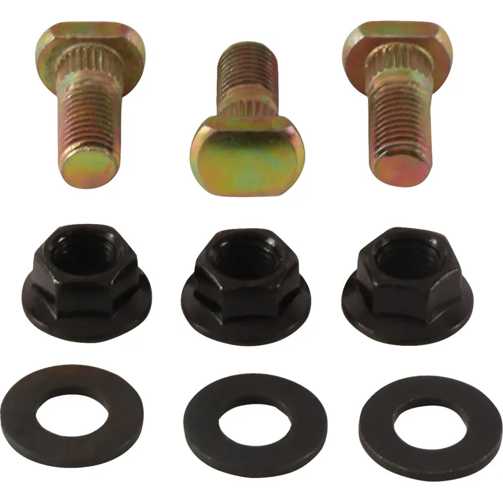 Kit de pernos/tuercas de rueda - Kit de pernos/tuercas de rueda - Delantera/Trasera - Suzuki 80/90 QuadSport