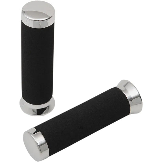 Grips - Foam - 7/8" - 150 mm - Chrome
