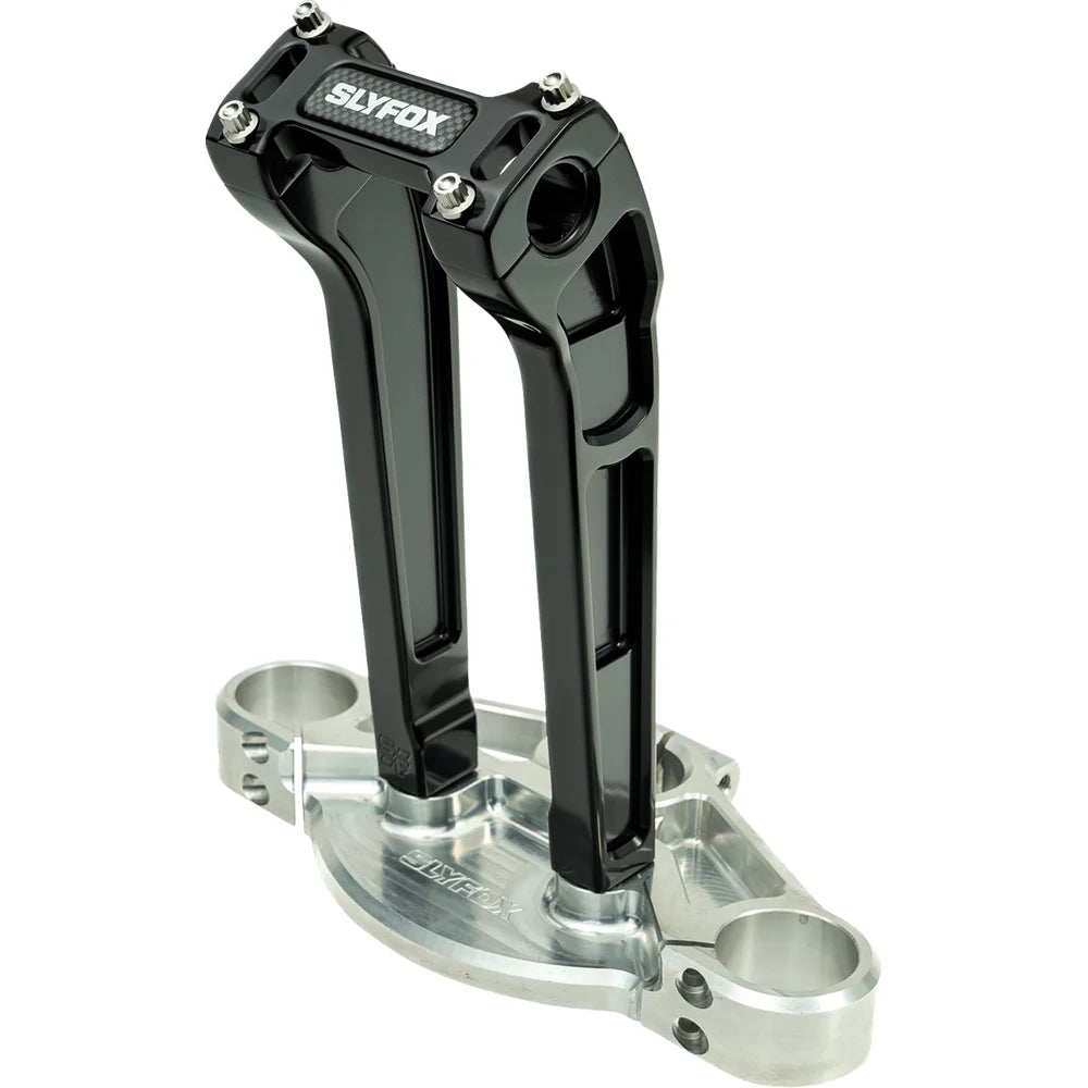 Kit SLYFOX Handlebar Riser Pullback 1-1/8" Clamping 10" Rise