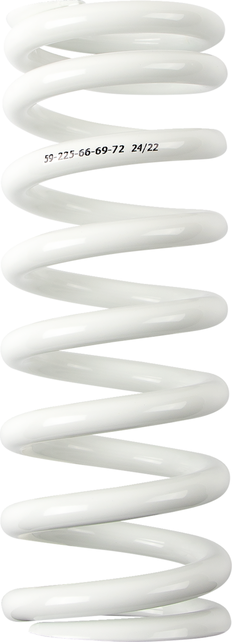 Resorte de choque - Resorte de choque - 59 mm OD - 66/69/72 n/mm - Blanco