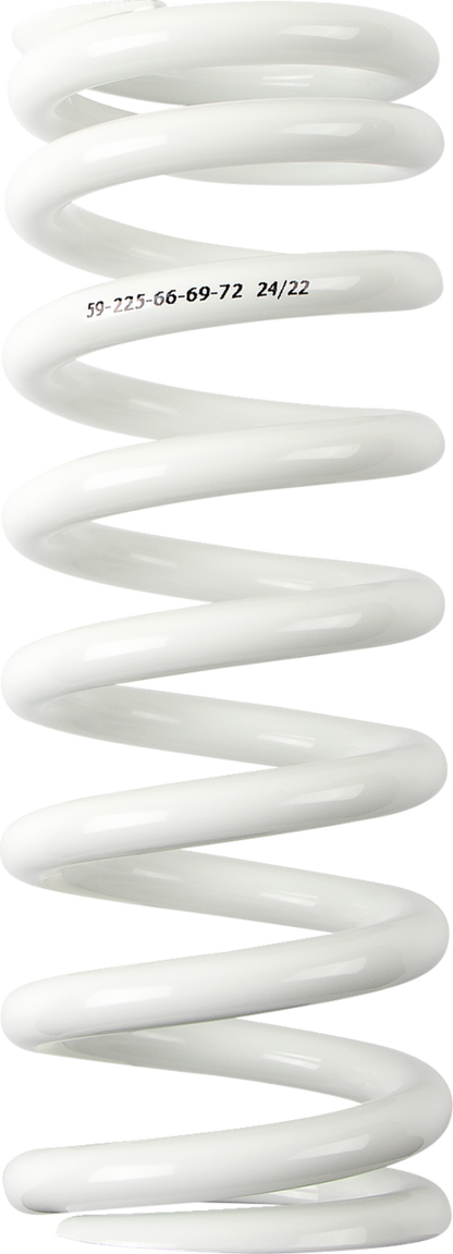 Resorte de choque - Resorte de choque - 59 mm OD - 66/69/72 n/mm - Blanco