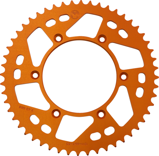 Corona Trasera Aluminio - Corona Trasera - Aluminio - 52 Dientes - Naranja - Husaberg/Husqvarna/KTM