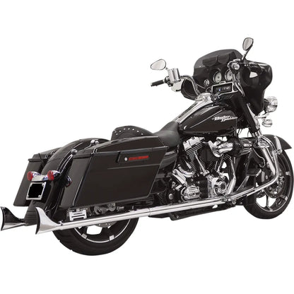 Silenciadores deslizantes Fishtail - Silenciadores Fishtail - Cromados - con deflector - 33" - 95-'16 Touring