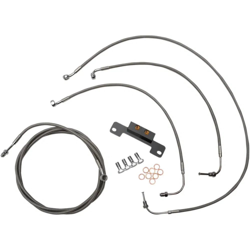 Kit de línea de freno/cable de manillar trenzado de acero inoxidable estándar