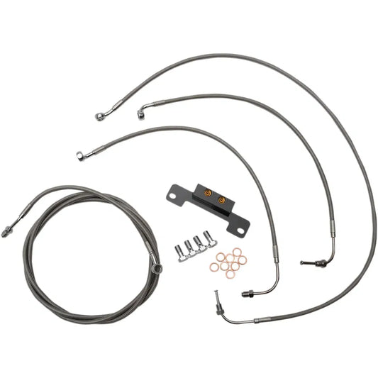 Kit de línea de freno/cable de manillar trenzado de acero inoxidable estándar