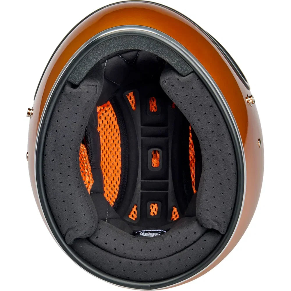 Casco gringo metálico sunburst