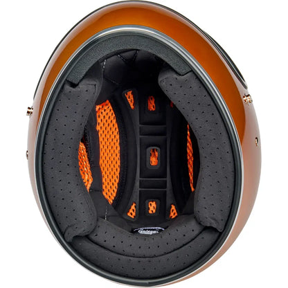 Casco gringo metálico sunburst