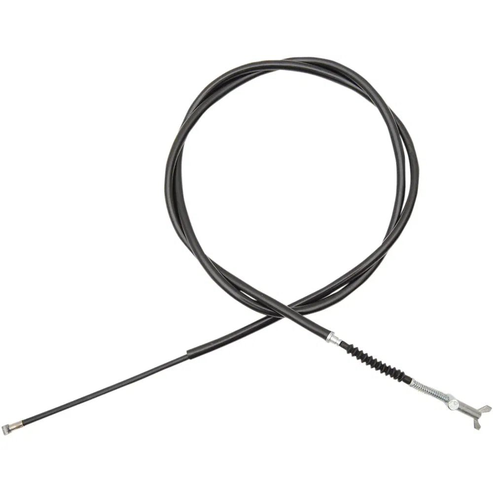 Cable de freno de vinilo negro.