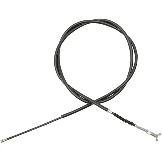 Cable de freno de vinilo negro.