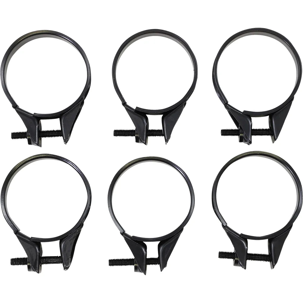 Carburetor Clamps - 35-38 mm - 6-Pack