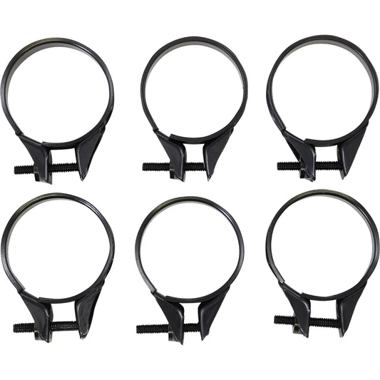 Carburetor Clamps - 35-38 mm - 6-Pack