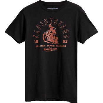 Playera Alpinestars Los Sander - Negro