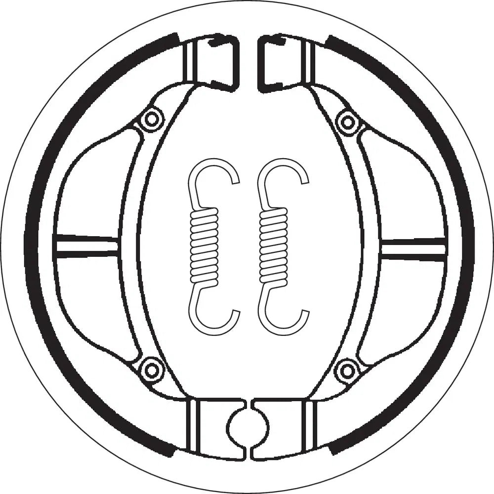 Zapatas de freno orgánicas de cerámica