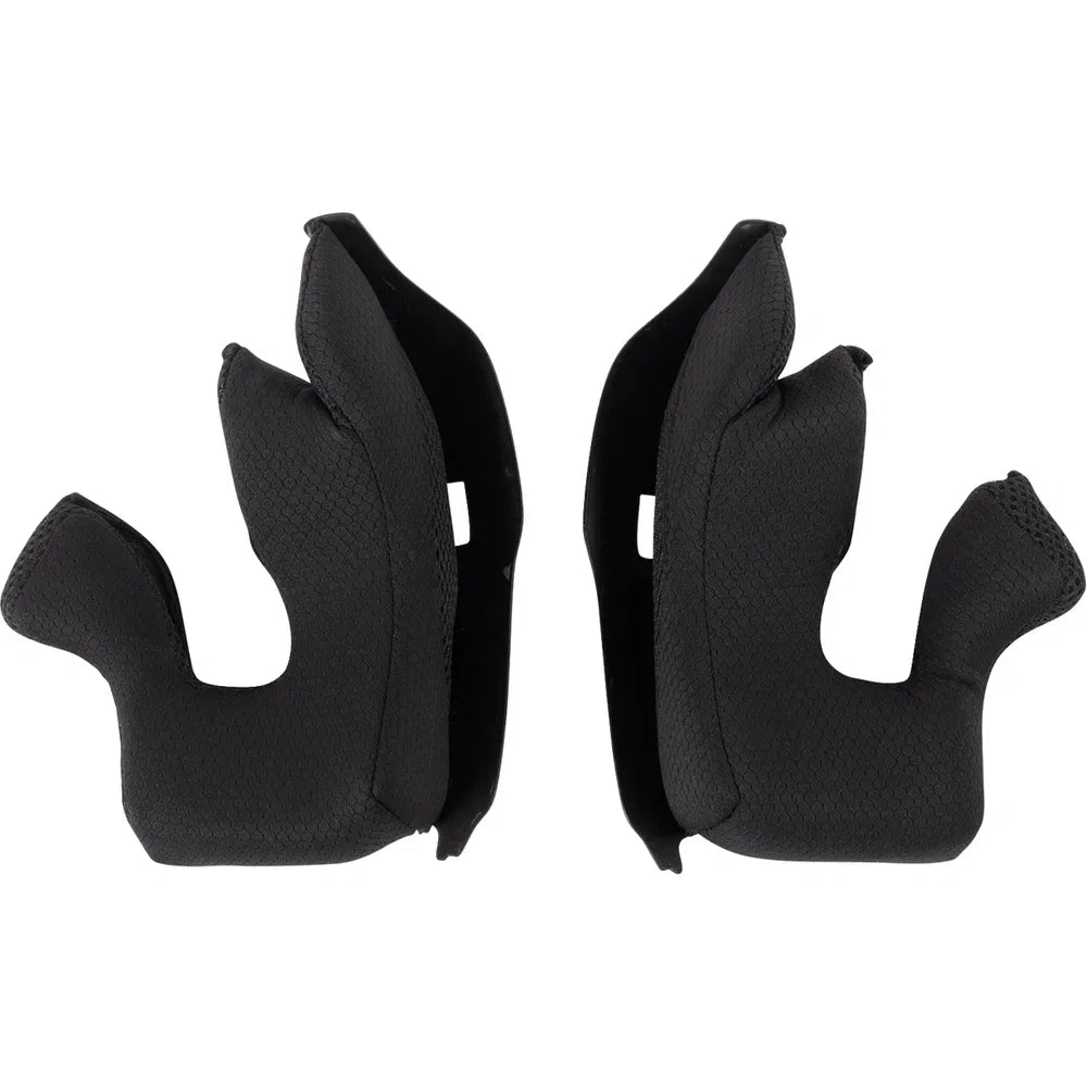 Almohadillas negras para mejillas del casco fleet juvenil
