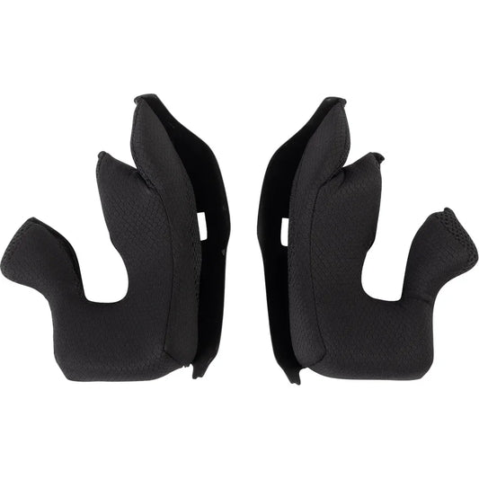 Almohadillas negras para mejillas del casco fleet juvenil
