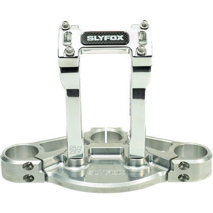 Kit SLYFOX Handlebar Riser Straight 1-1/8" Clamping 6" Rise