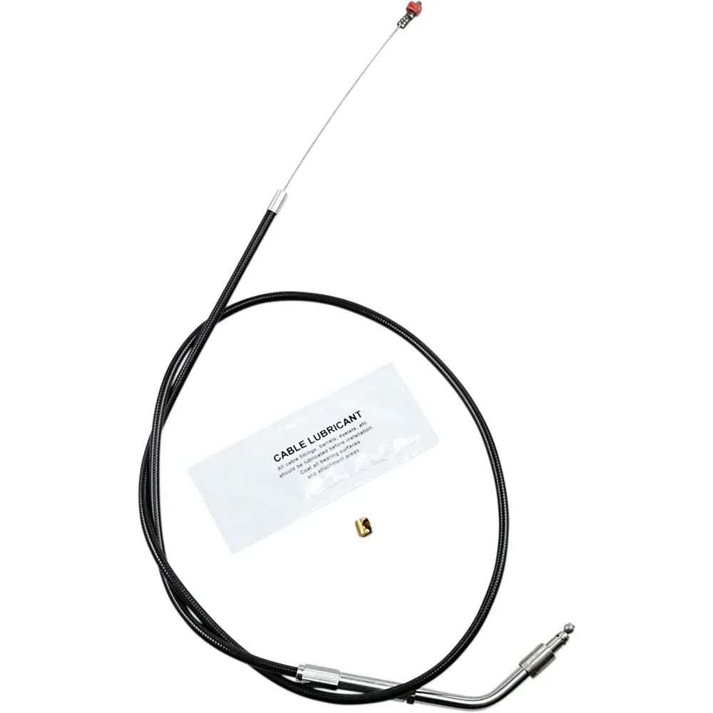Cable de acelerador/ralentí de vinilo negro