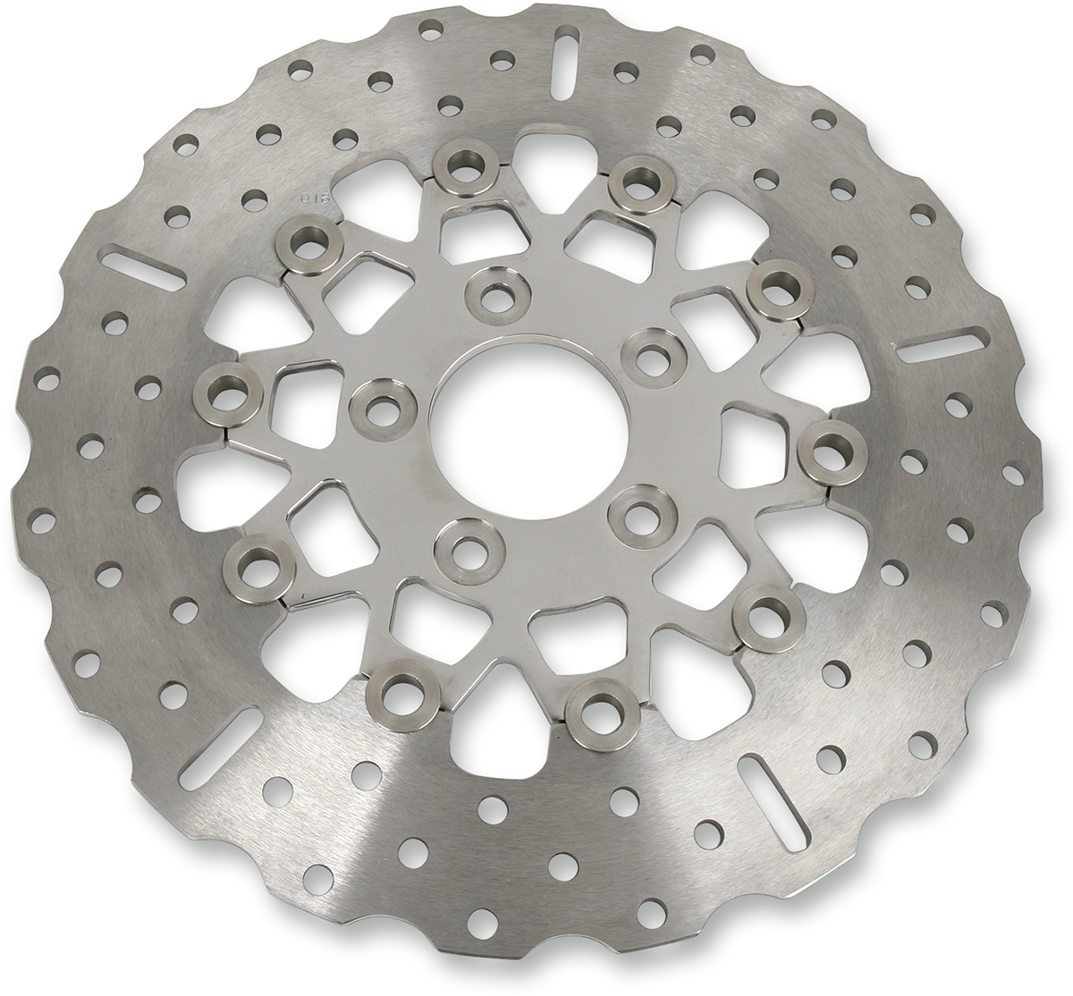 Rotor de freno trasero de acero inoxidable personalizado - Rotor de freno - Plata