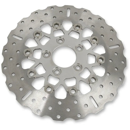 Rotor de freno trasero de acero inoxidable personalizado - Rotor de freno - Plata