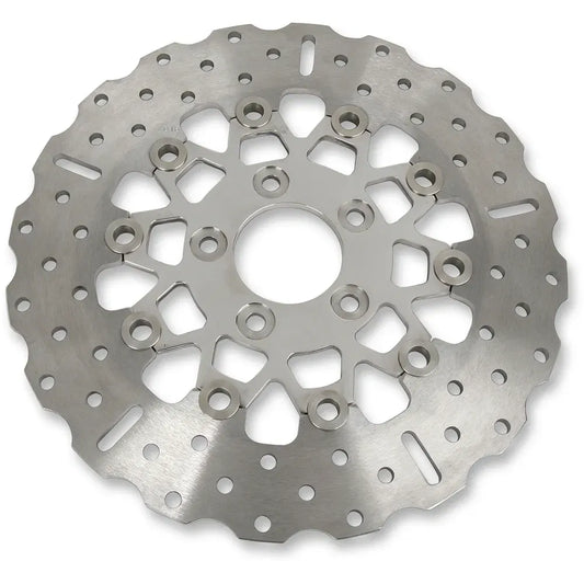 Rotor de freno trasero de acero inoxidable personalizado - Rotor de freno - Plata