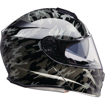 Casco modular Z1R Solaris 2.0 camuflaje - Negro/Gris