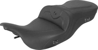 Asiento RoadSofa™ con calefacción - Asiento RoadSofa™ con calefacción - Sin respaldo - Negro con costuras negras