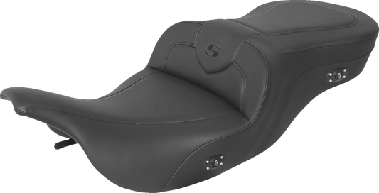Asiento RoadSofa™ con calefacción - Asiento RoadSofa™ con calefacción - Sin respaldo - Negro con costuras negras