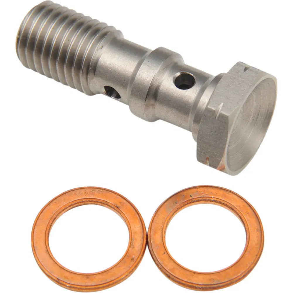 Banjo Bolt - 10mm x 1.25 - Double - Stainless Steel